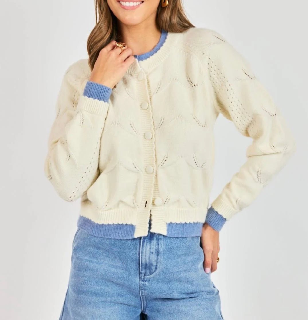 Love Note Layered Cardi - Flea Boutiques