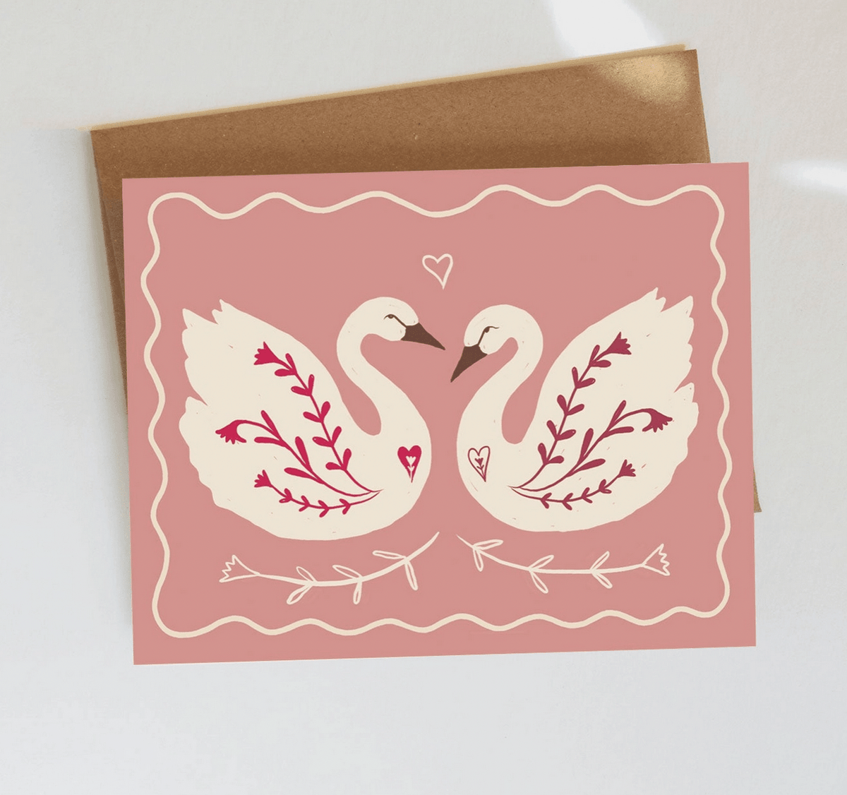Lovebirds Greeting Card - Flea Boutiques