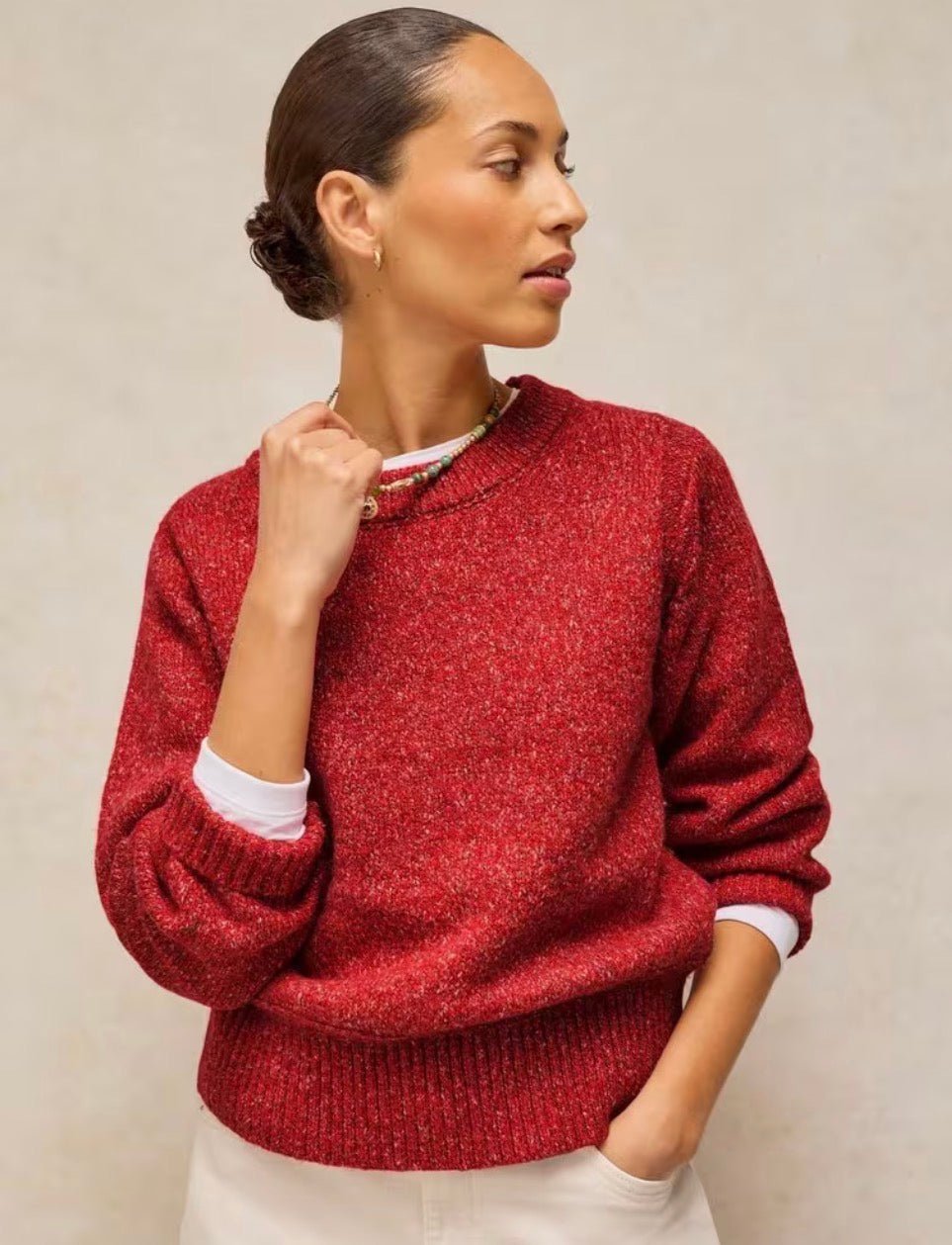 Lucie Crew Neck Sweater - Flea Boutiques