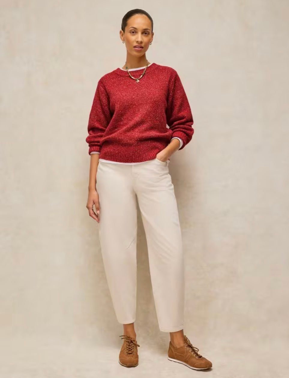 Lucie Crew Neck Sweater - Flea Boutiques