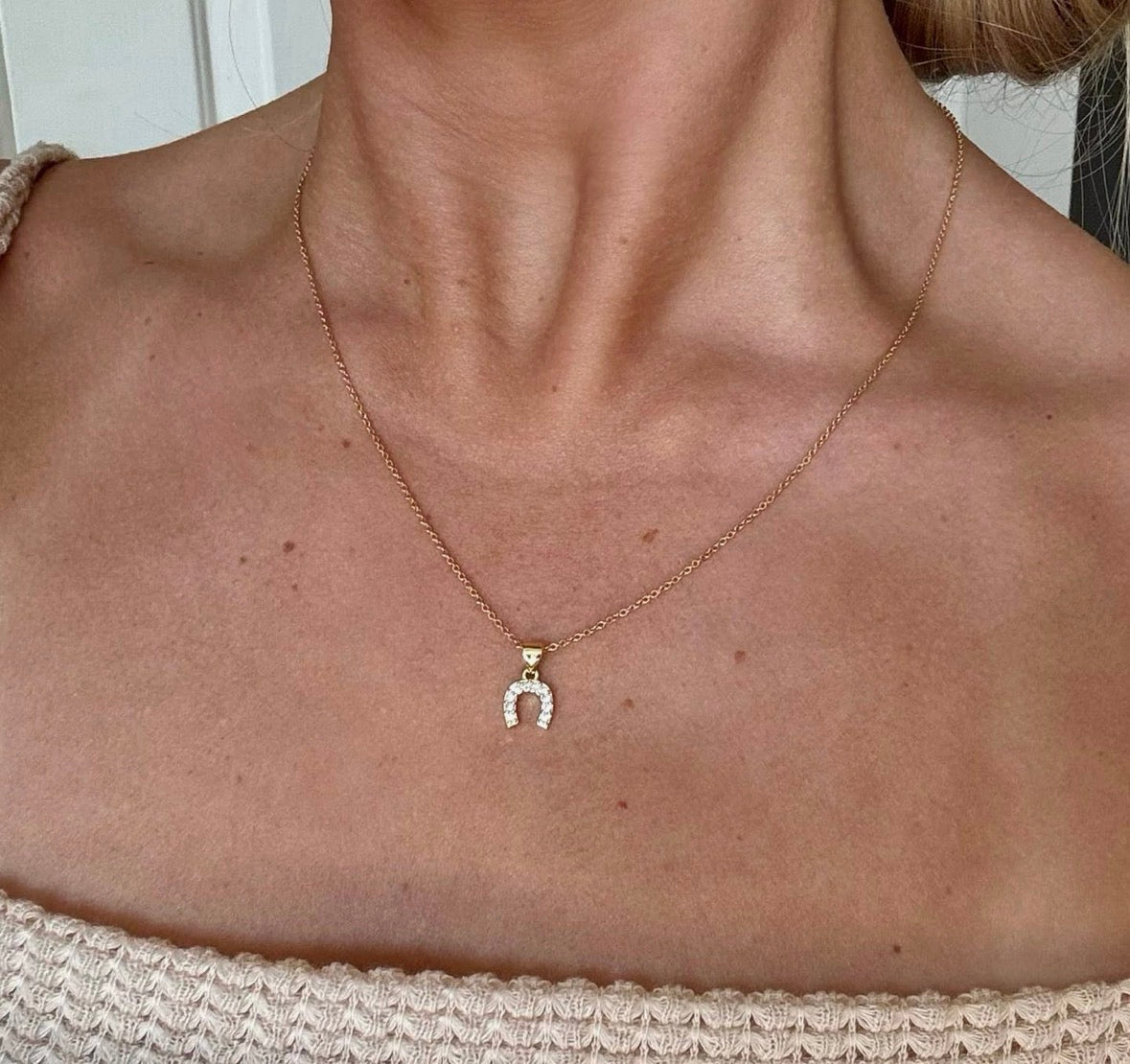 Lucky Horseshoe Necklace - Flea Boutiques