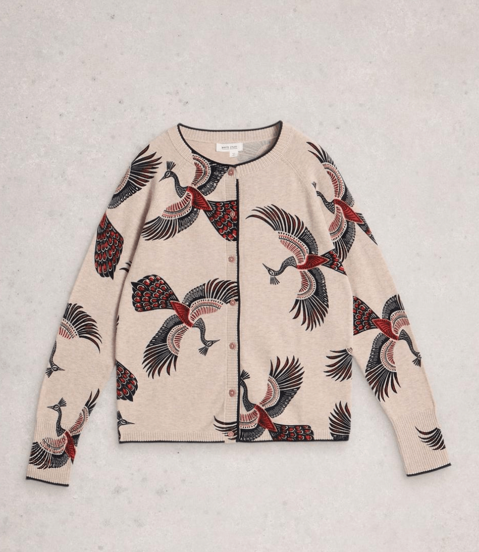 Lulu Print Cardigan - Flea Boutiques