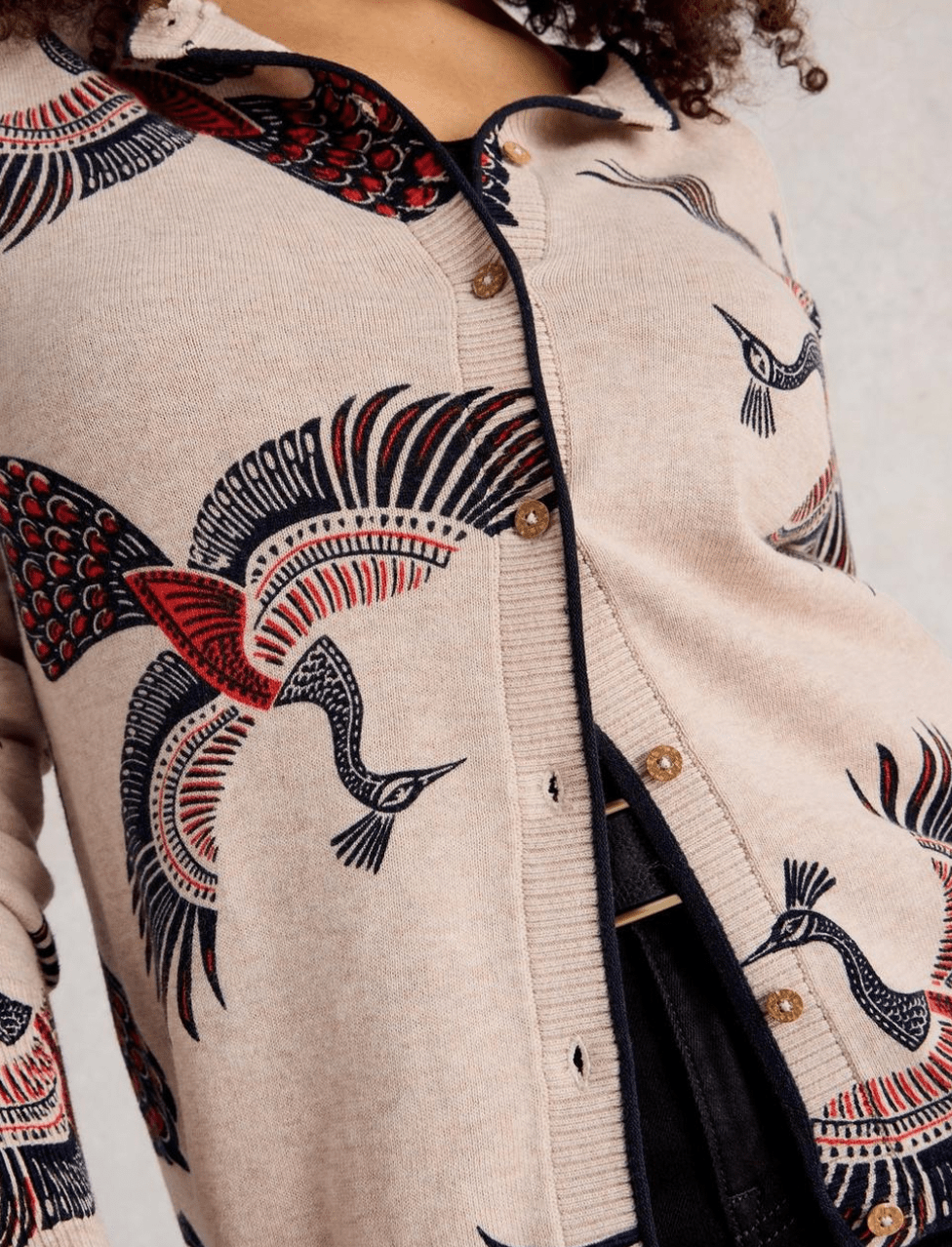 Lulu Print Cardigan - Flea Boutiques