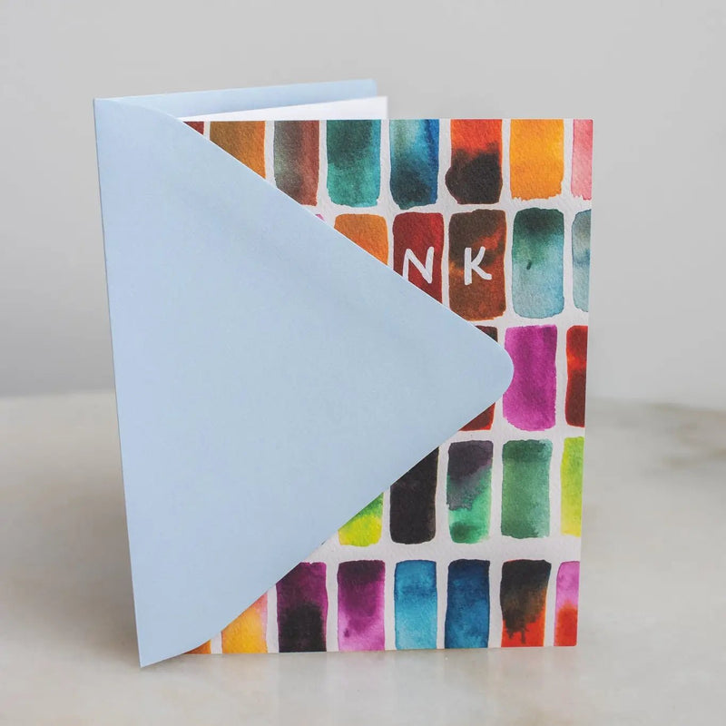 Maggie Beckett Studio Color Block Thank You - Flea Boutiques