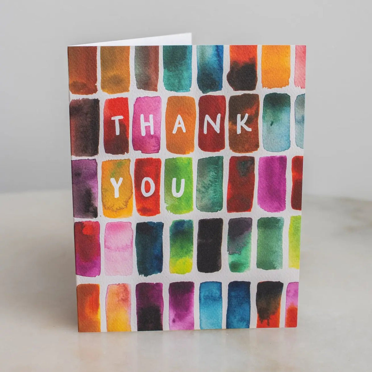 Maggie Beckett Studio Color Block Thank You - Flea Boutiques