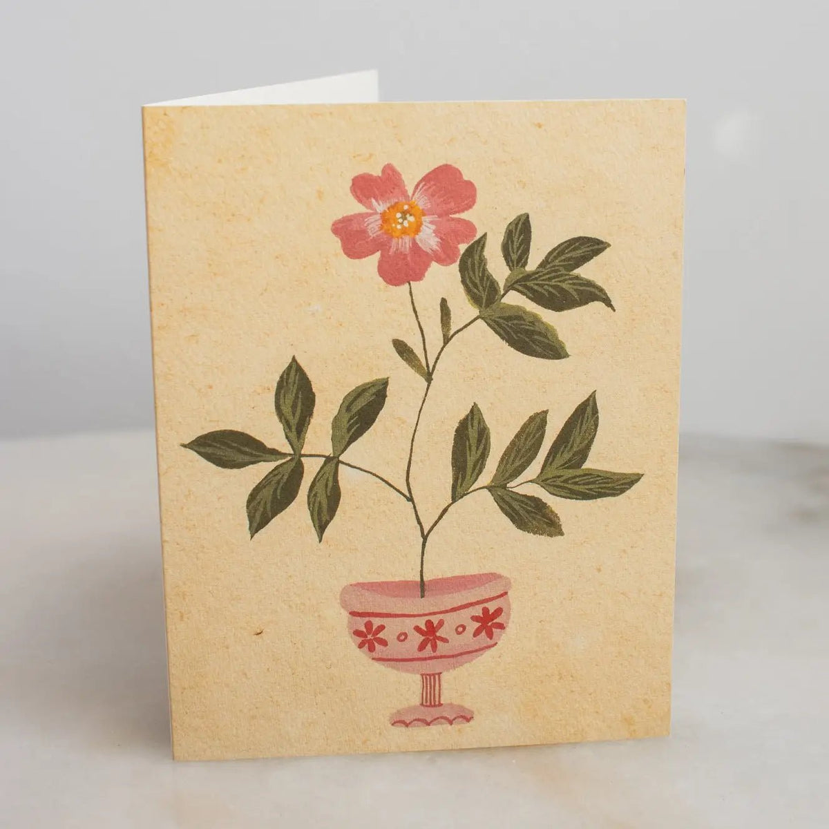 Maggie Beckett Studio Pink Floral Vase - Flea Boutiques