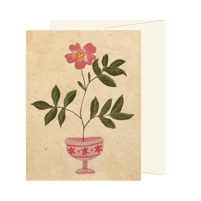 Maggie Beckett Studio Pink Floral Vase - Flea Boutiques