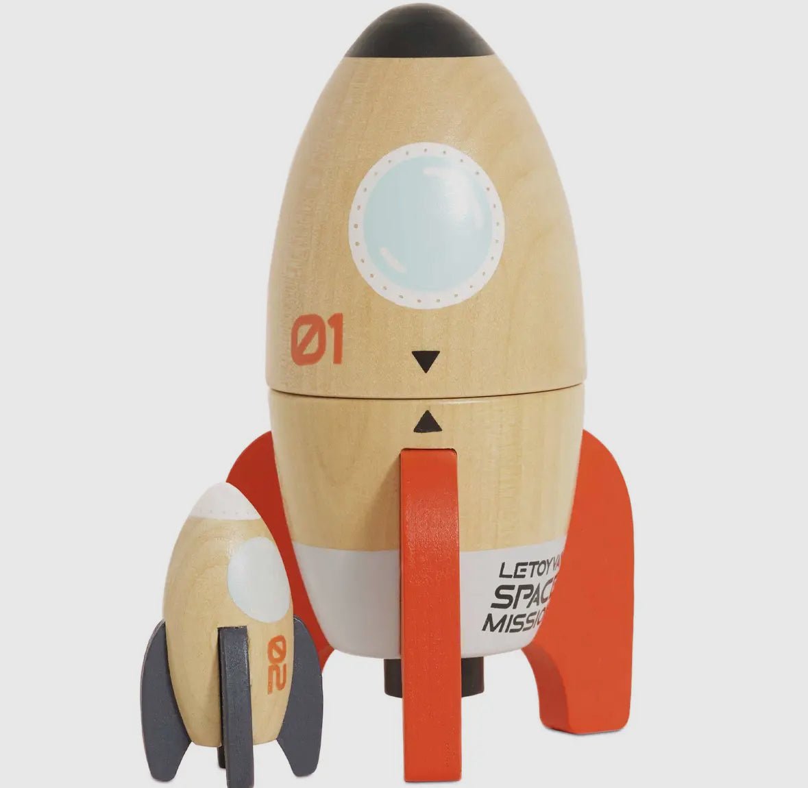Magnetic Space Rocket Duo - Flea Boutiques