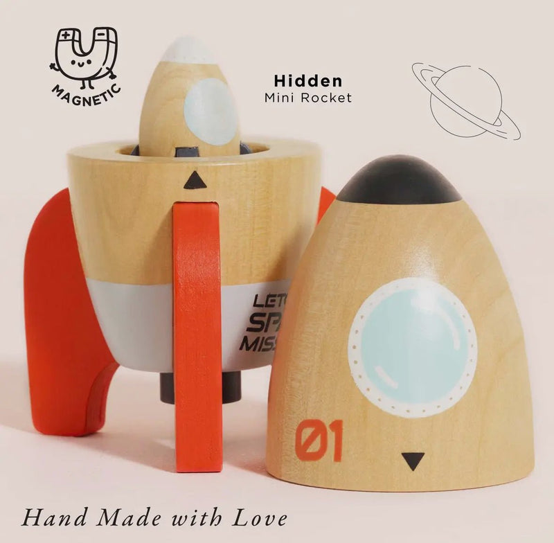 Magnetic Space Rocket Duo - Flea Boutiques