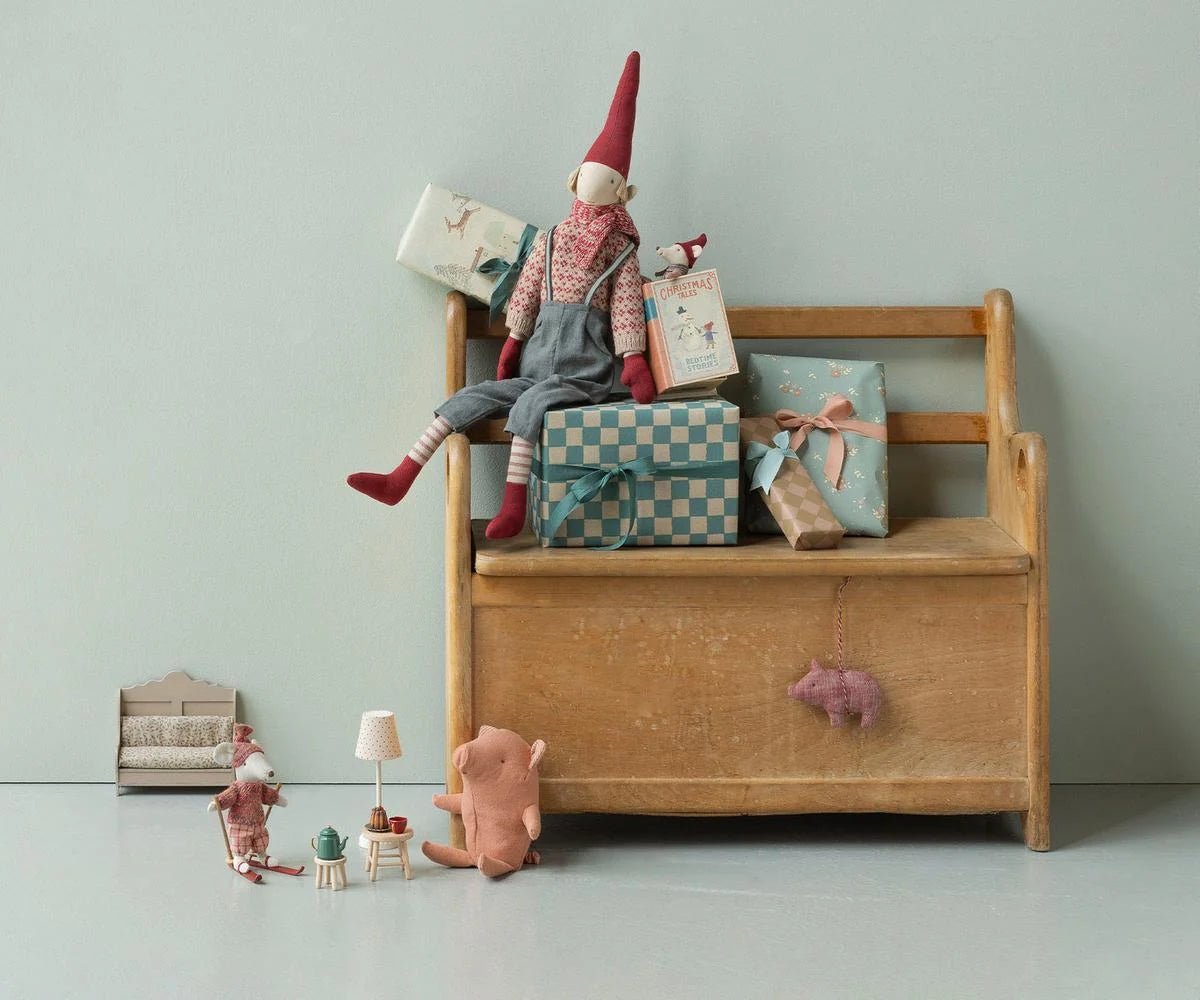 Maileg Christmas Mouse Baby in Book - Flea Boutiques
