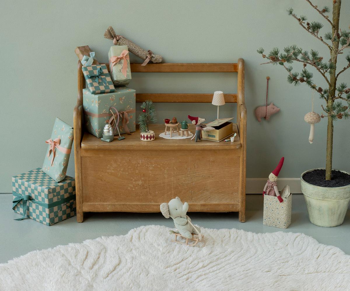 Maileg Christmas Mouse Baby in Book - Flea Boutiques