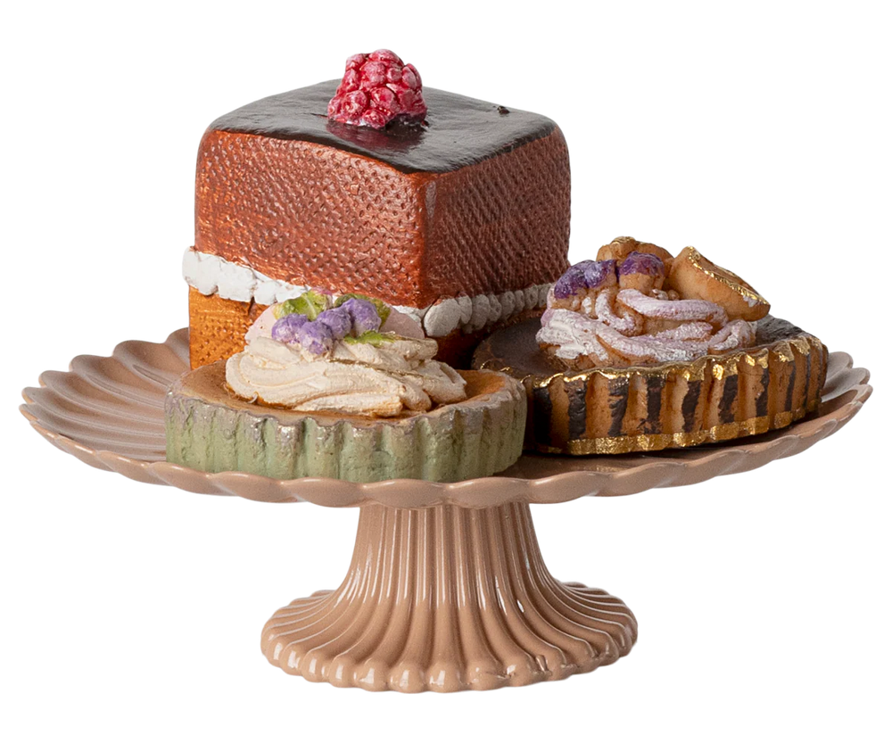 Maileg Minature Cakes & Cakestand