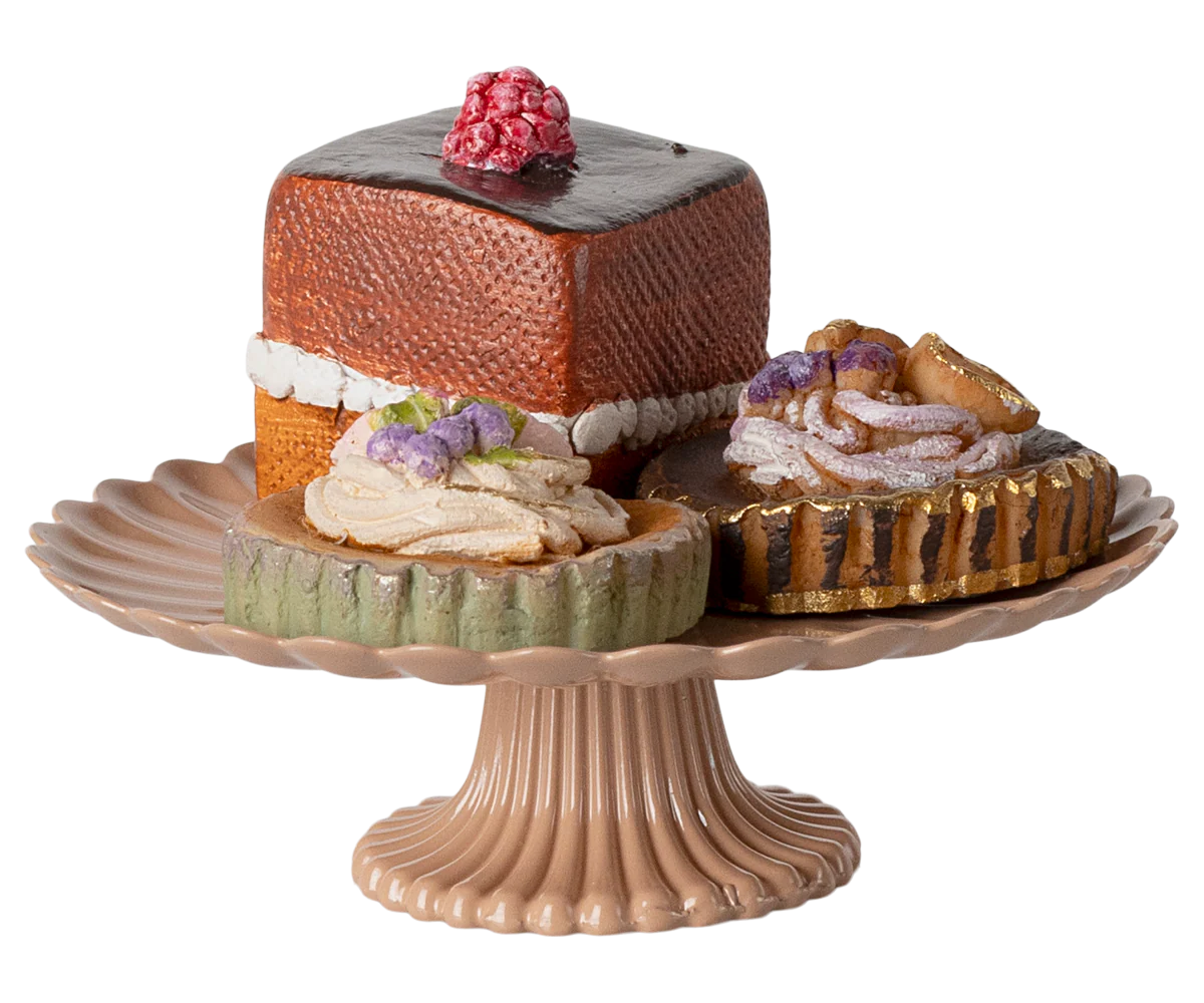 Maileg Minature Cakes & Cakestand - Flea Boutiques