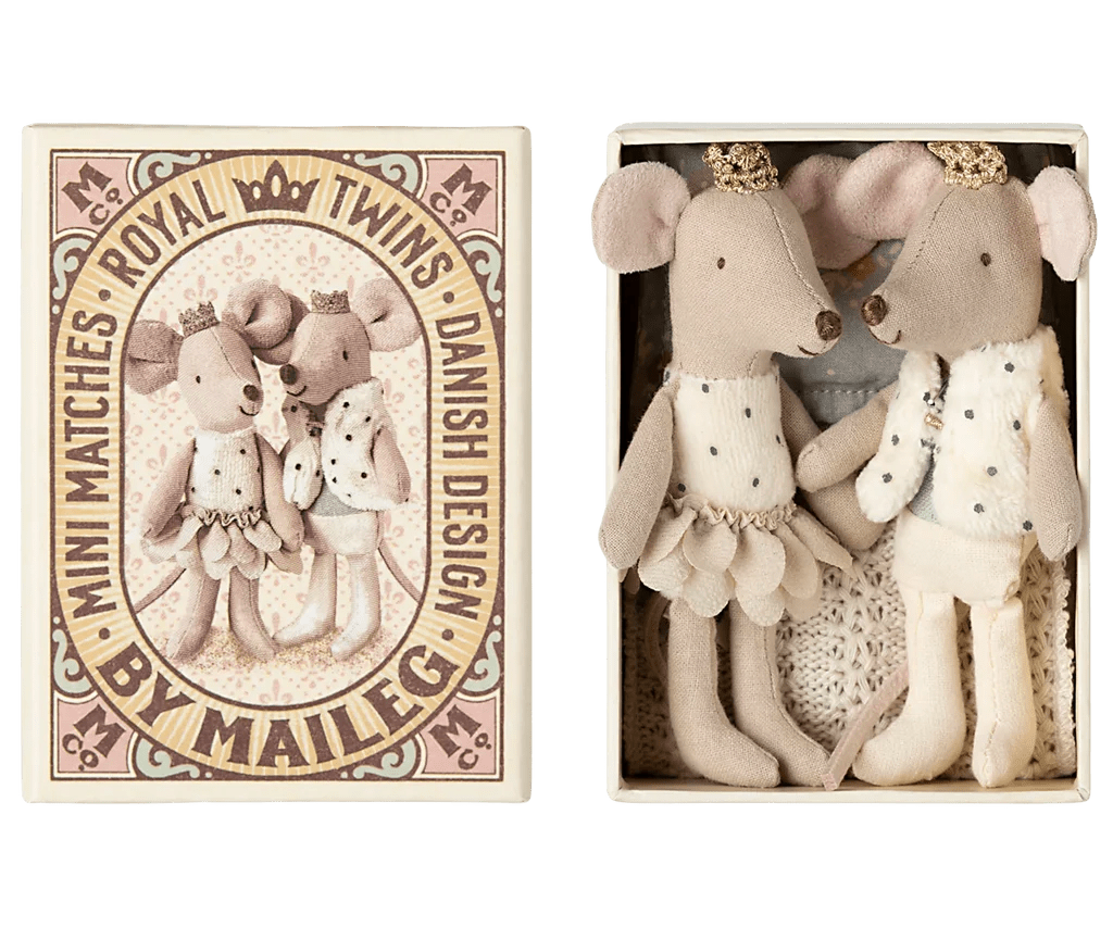 Maileg Royal Twin Mice in Matchbox - Flea Boutiques