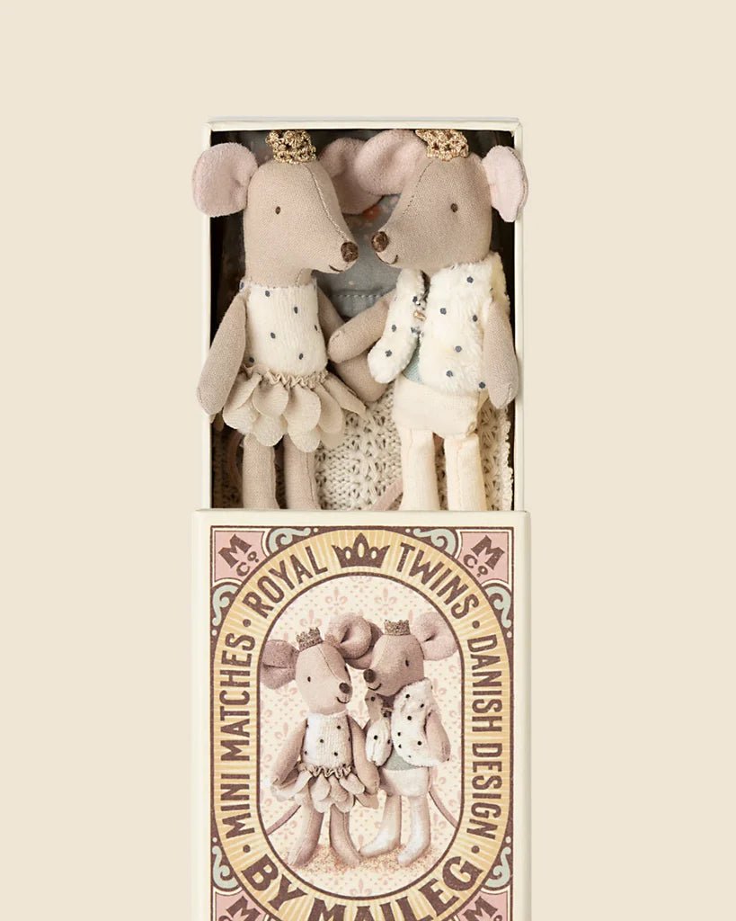 Maileg Royal Twin Mice in Matchbox - Flea Boutiques