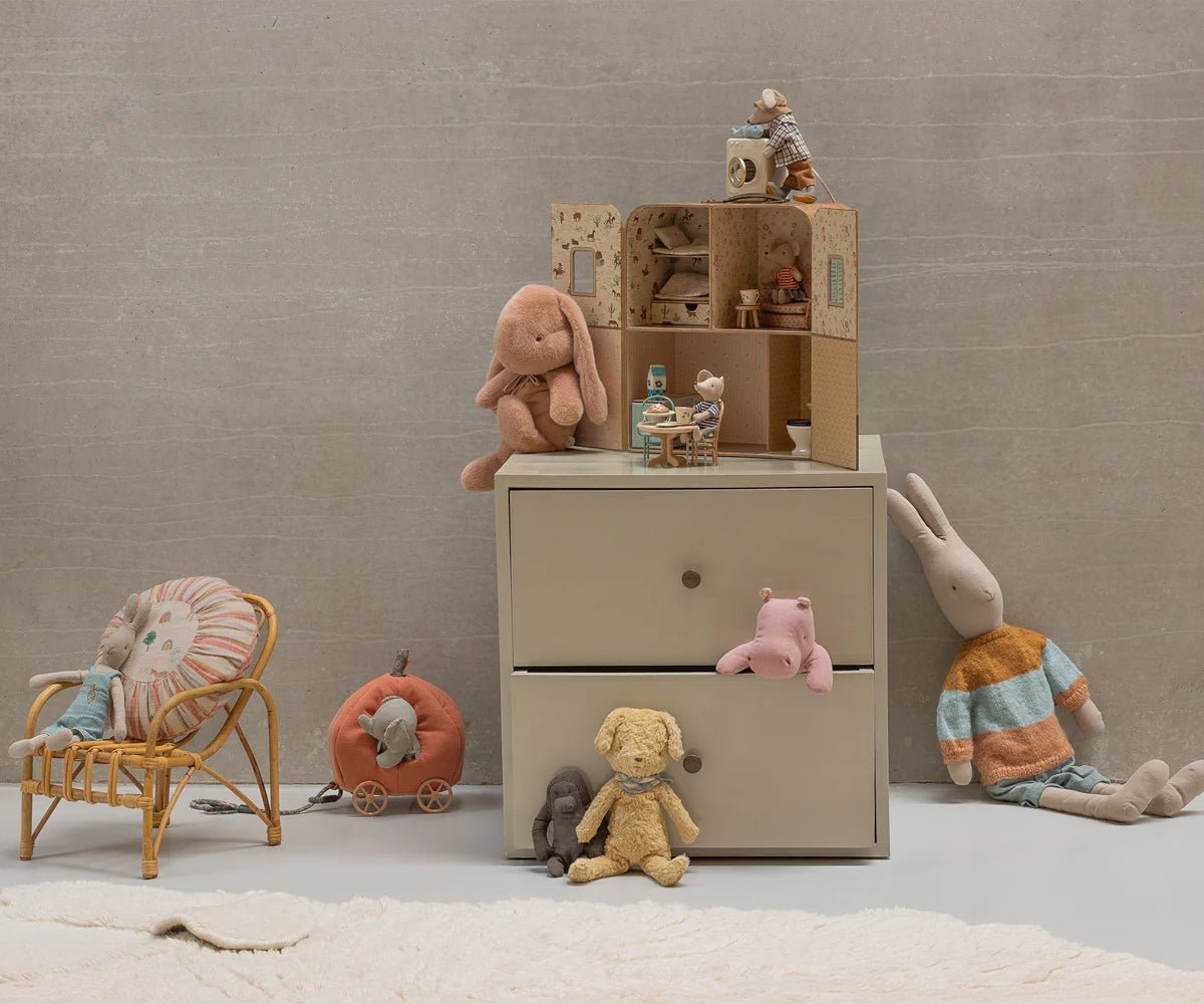 Maileg Suitcasa Little Sister & Brother Mouse - Flea Boutiques