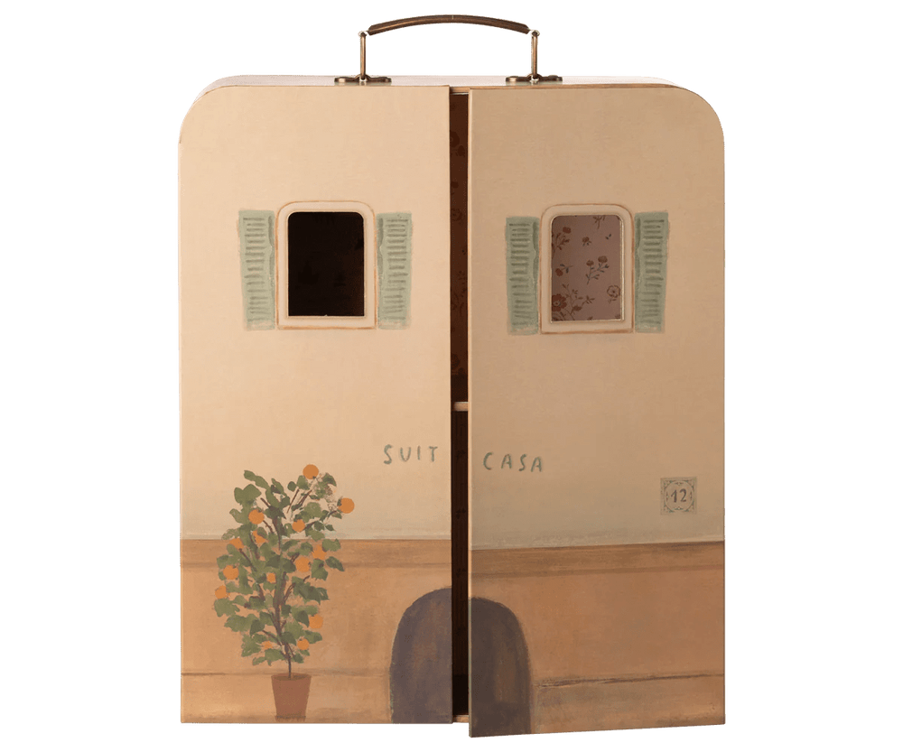Maileg Suitcasa Little Sister & Brother Mouse