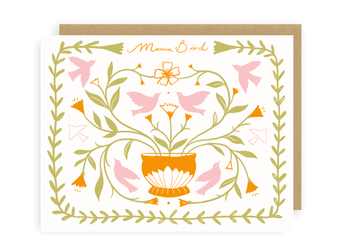Mama Bird Greeting Card - Flea Boutiques