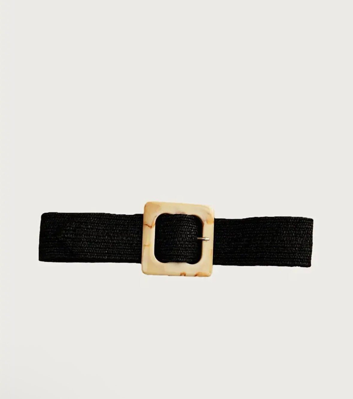Marbled Swirl Square Buckle Belt - Flea Boutiques