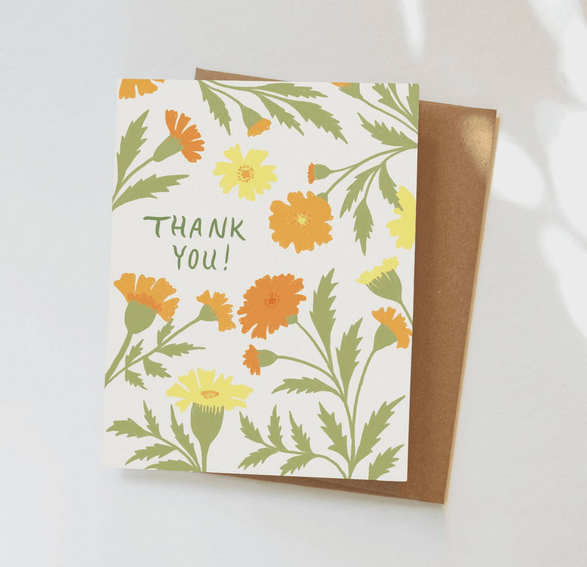 Marigold Greeting Card - Flea Boutiques