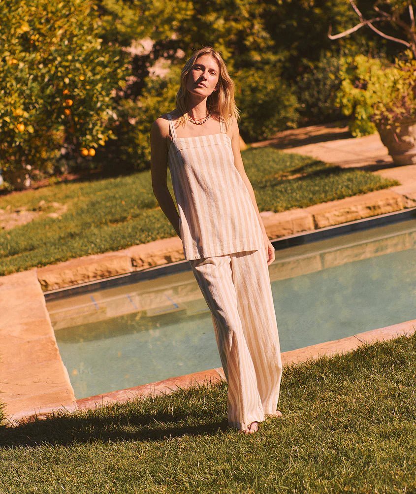 Marine Layer Allison Hemp Trouser - Flea Boutiques