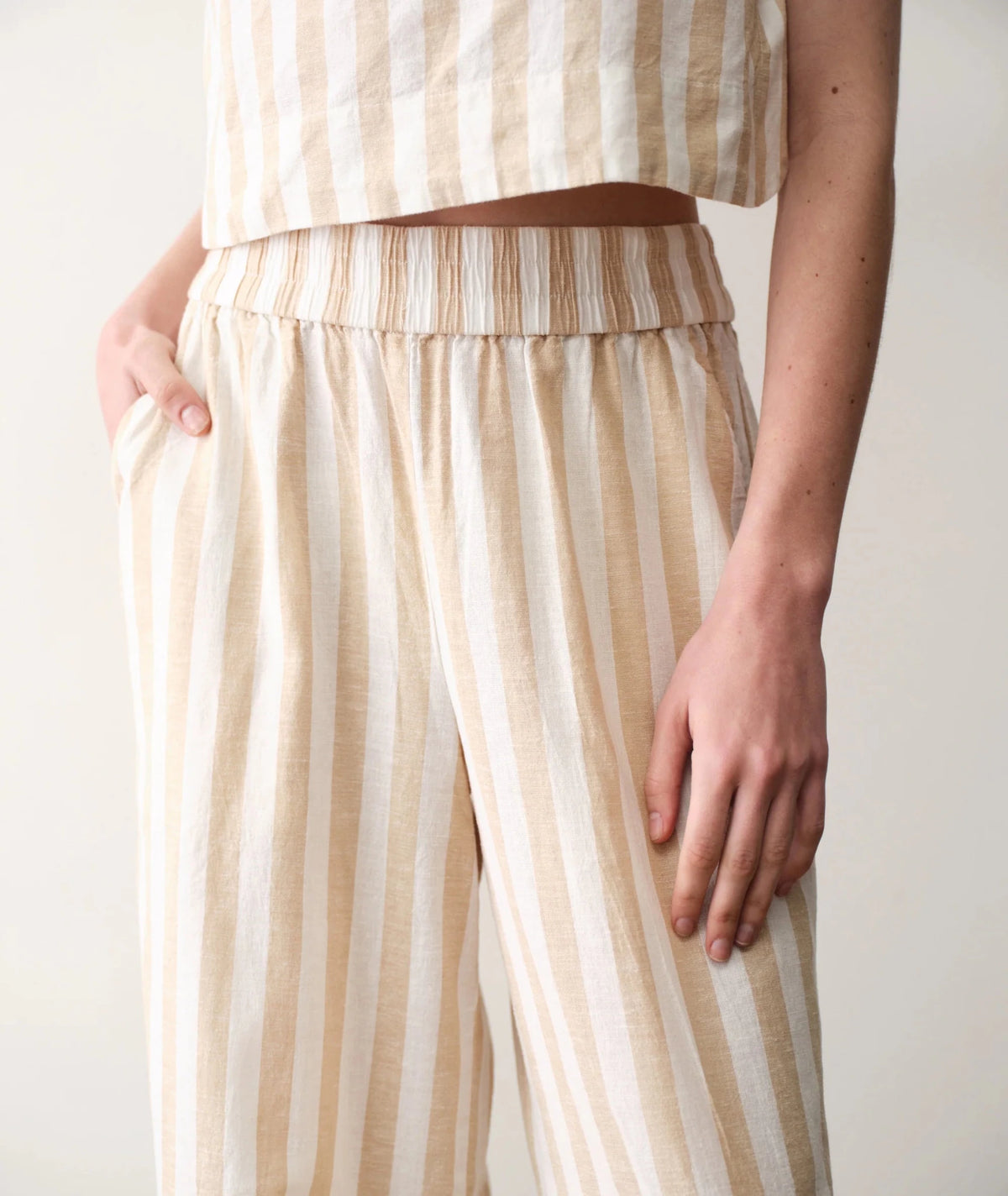 Marine Layer Allison Hemp Trouser - Flea Boutiques