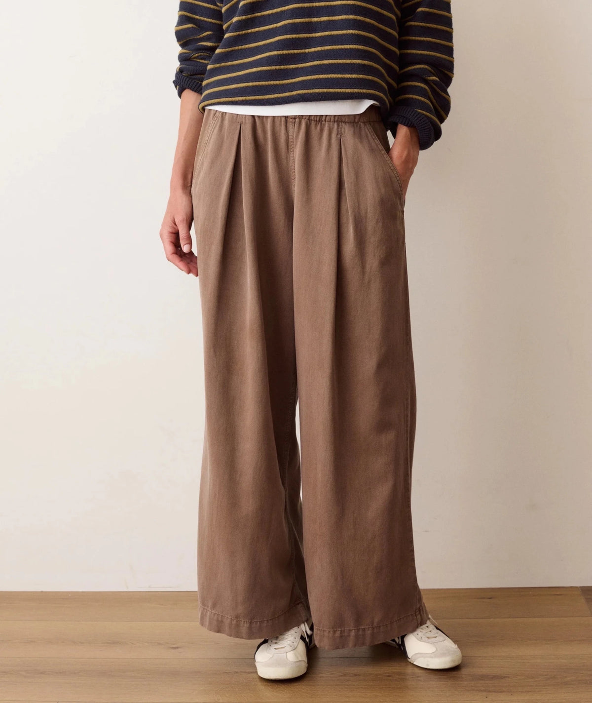 Marine Layer Allison Pleated Wide Leg - Flea Boutiques