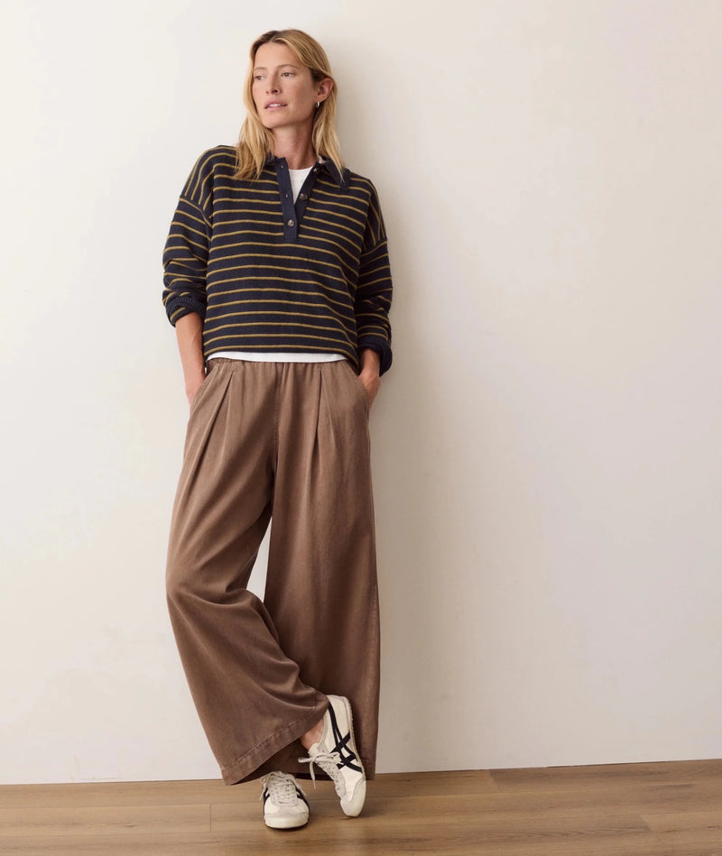Marine Layer Allison Pleated Wide Leg - Flea Boutiques