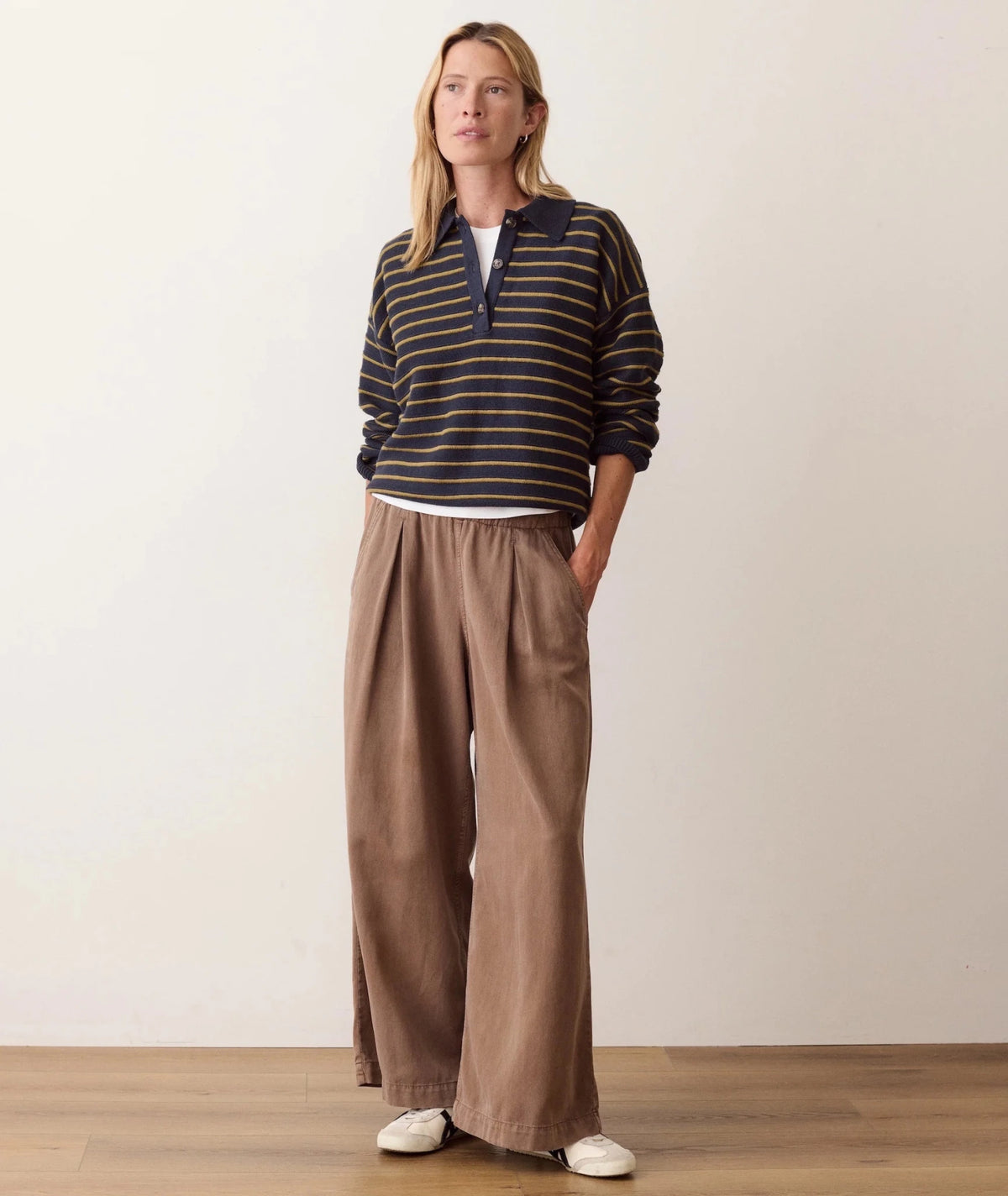 Marine Layer Allison Pleated Wide Leg - Flea Boutiques