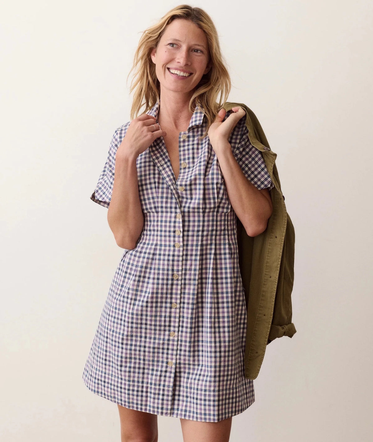 Marine Layer Arden Mini Shirt Dress - Flea Boutiques