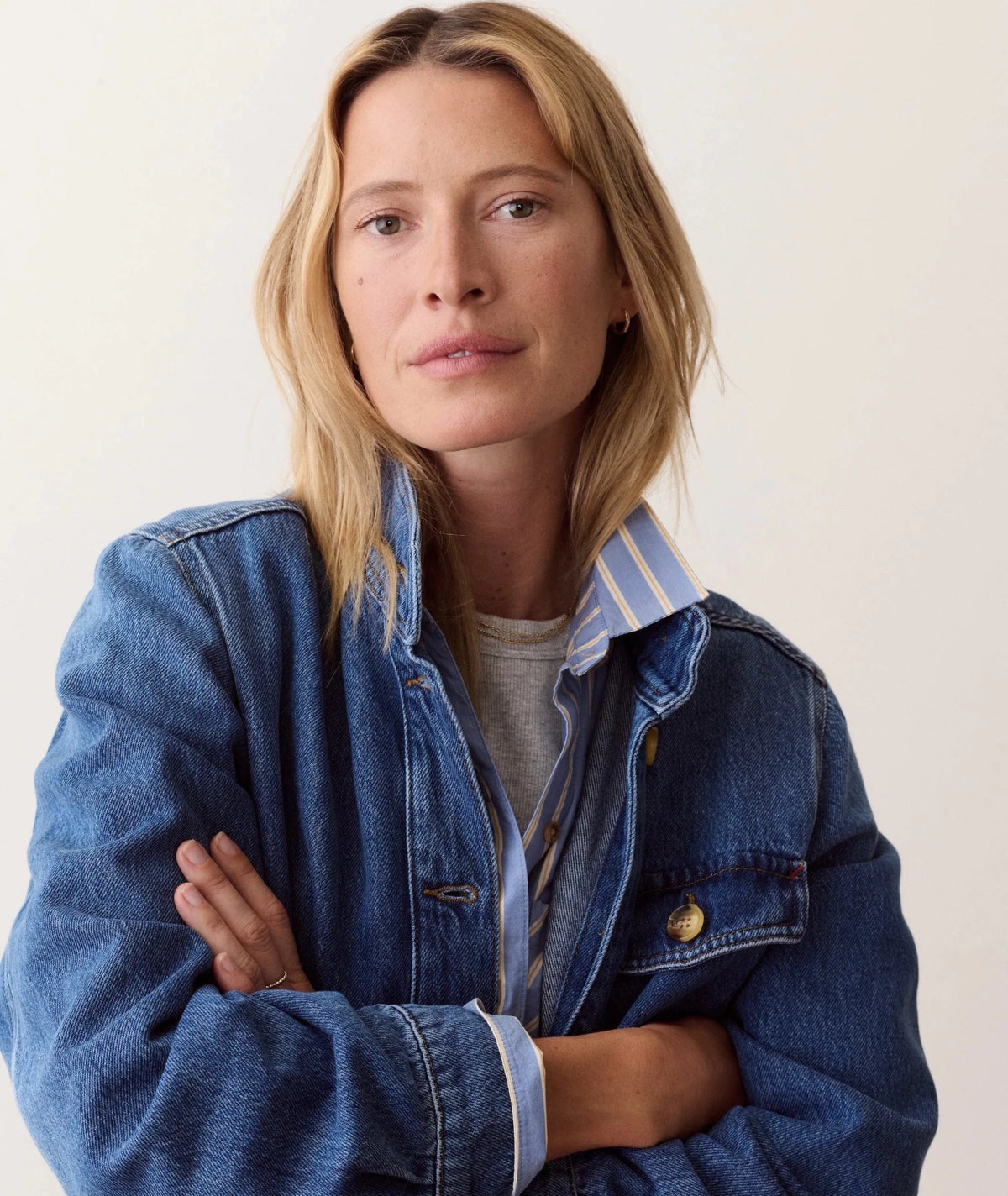 Marine Layer Blake Denim Utility Jacket - Flea Boutiques