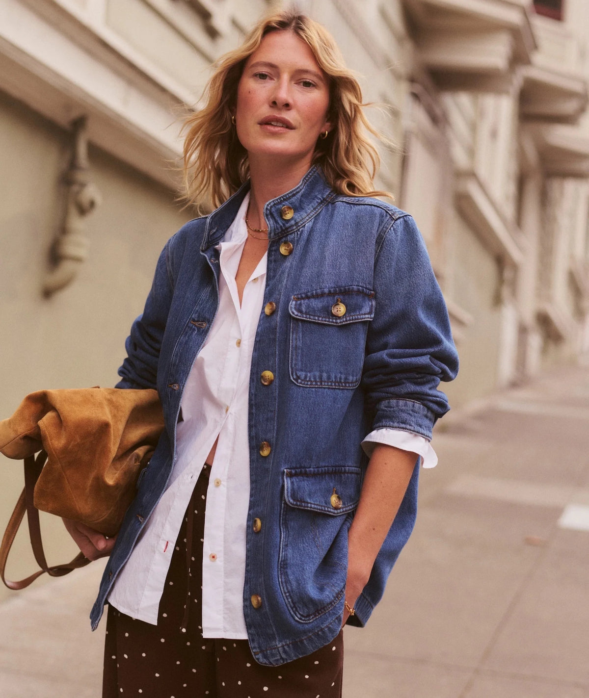 Marine Layer Blake Denim Utility Jacket - Flea Boutiques