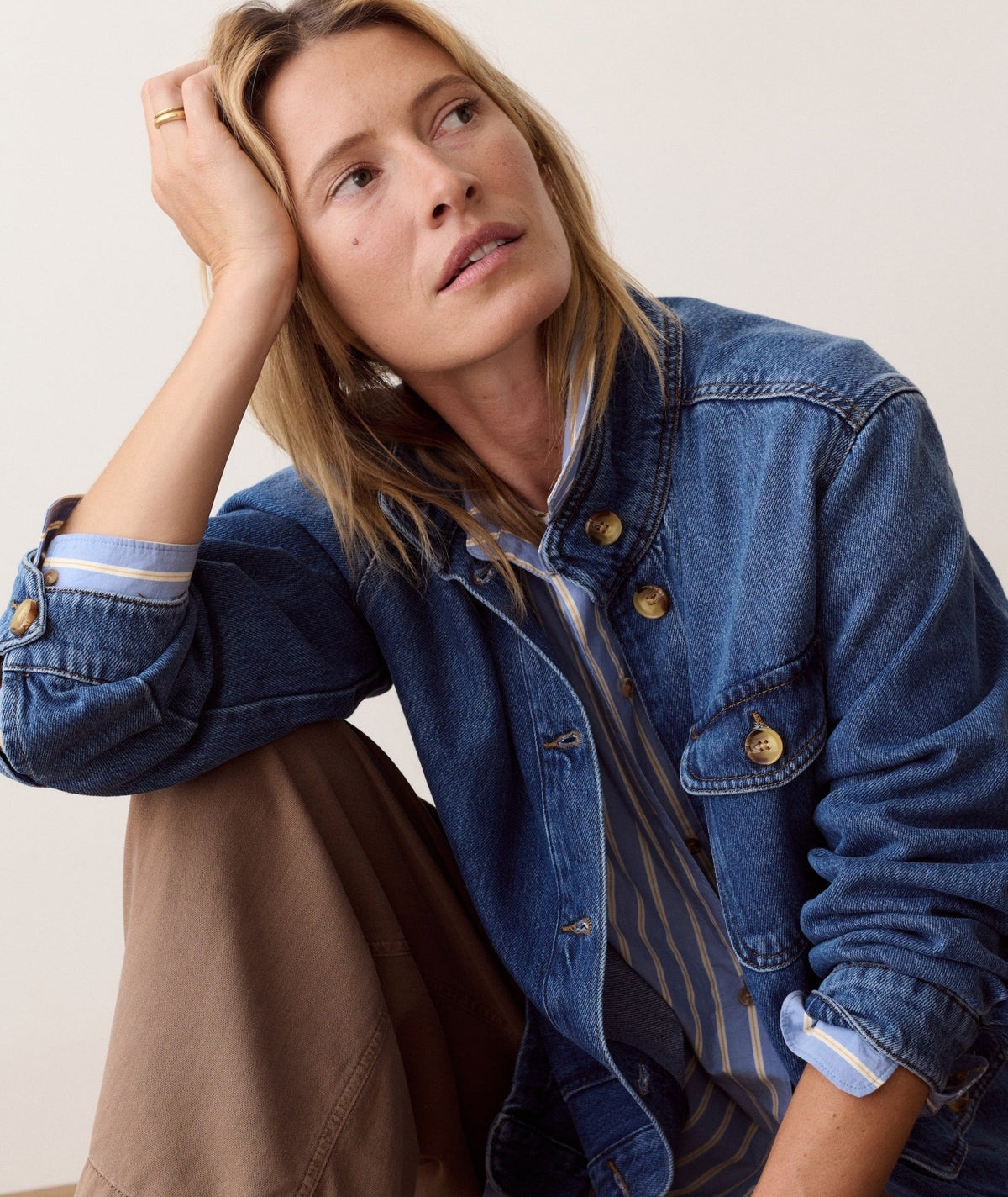Marine Layer Blake Denim Utility Jacket - Flea Boutiques
