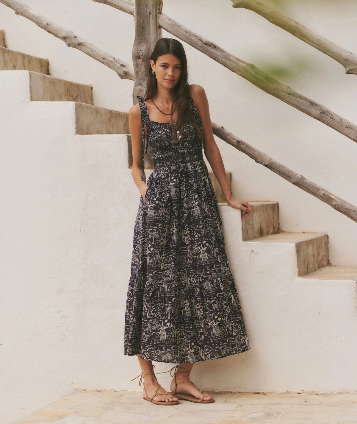 Marine Layer Carmen Smocked Dress - Flea Boutiques