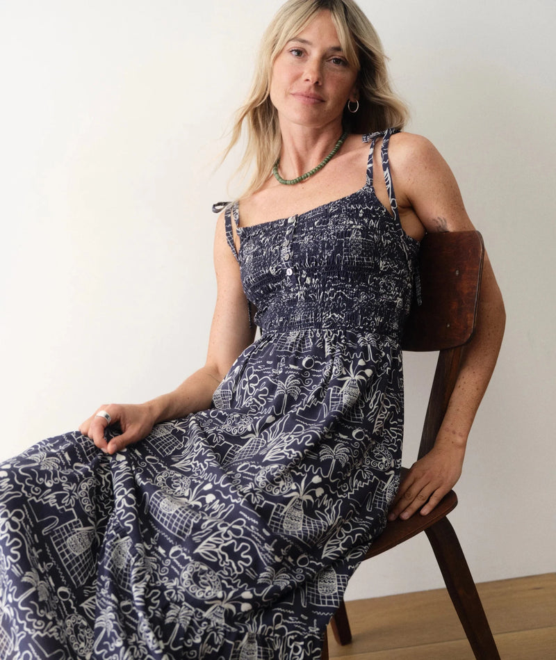 Marine Layer Carmen Smocked Dress - Flea Boutiques