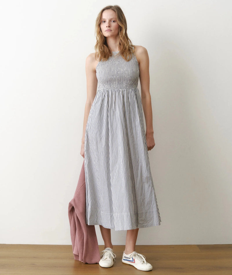 Marine Layer Darcy Poplin Smocked Dress - Flea Boutiques