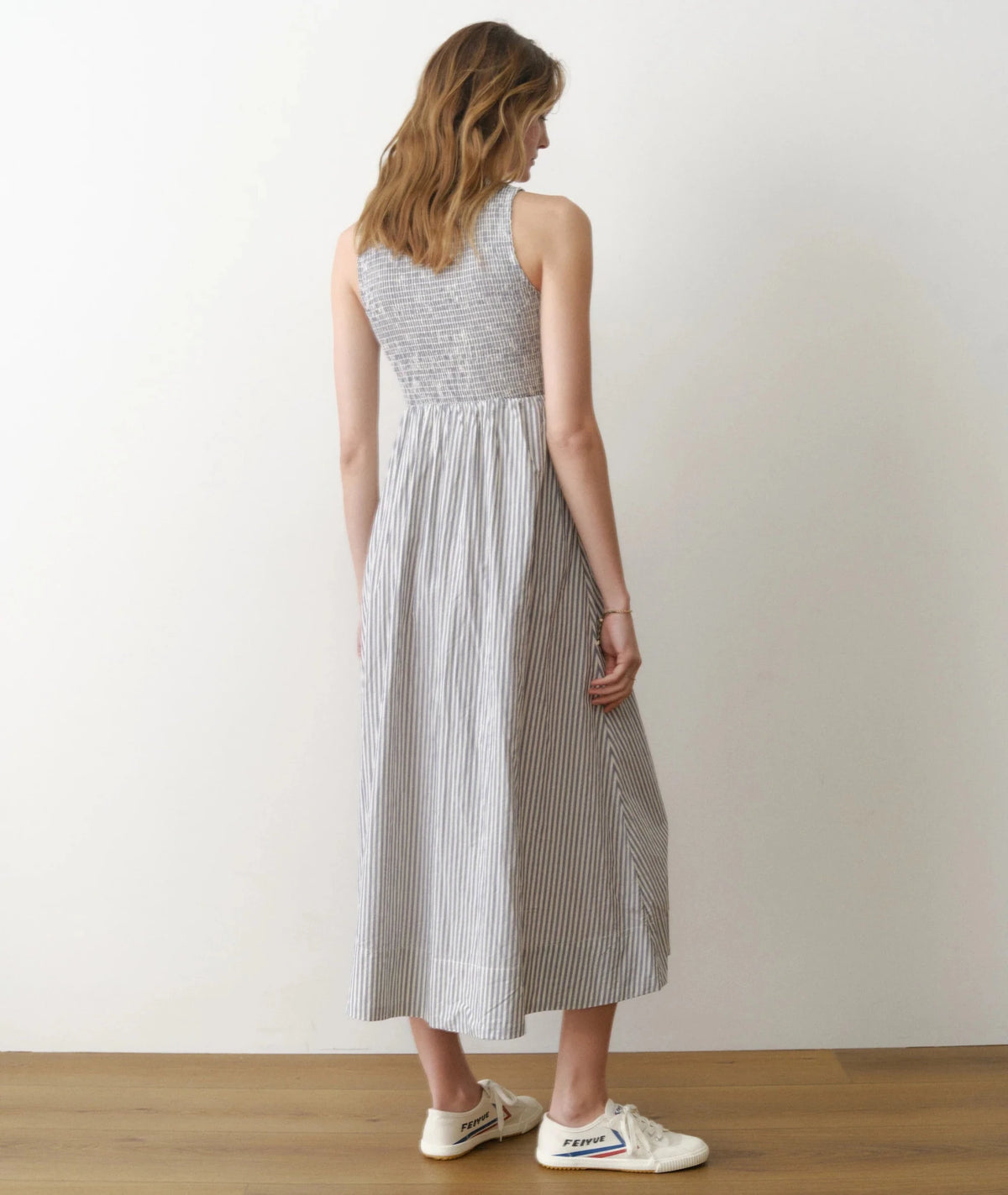 Marine Layer Darcy Poplin Smocked Dress - Flea Boutiques