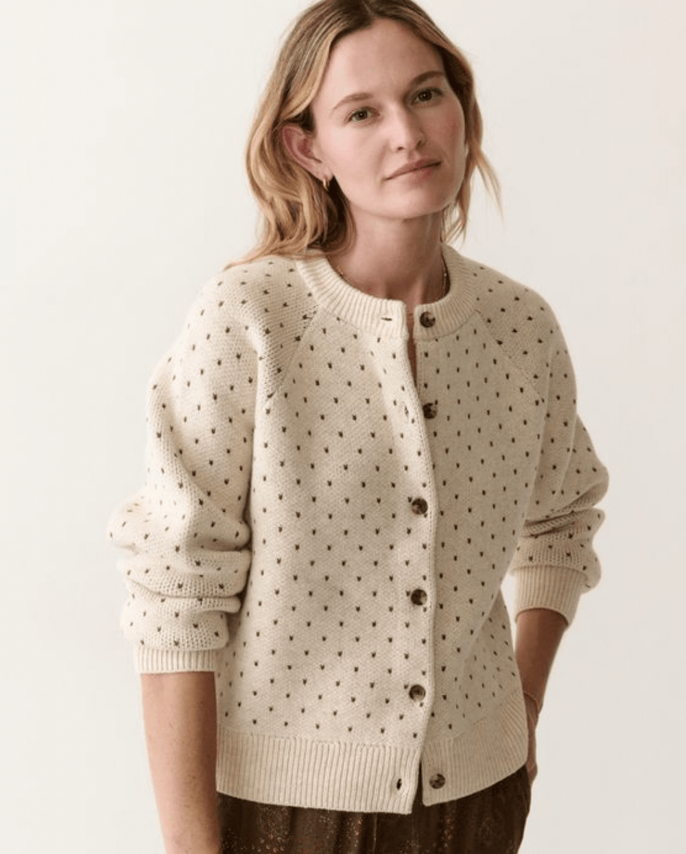 Marine Layer Iris Crewneck Cardigan