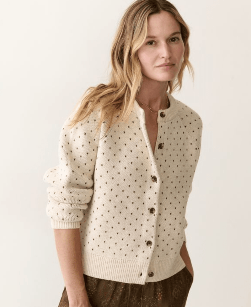 Marine Layer Iris Crewneck Cardigan - Flea Boutiques