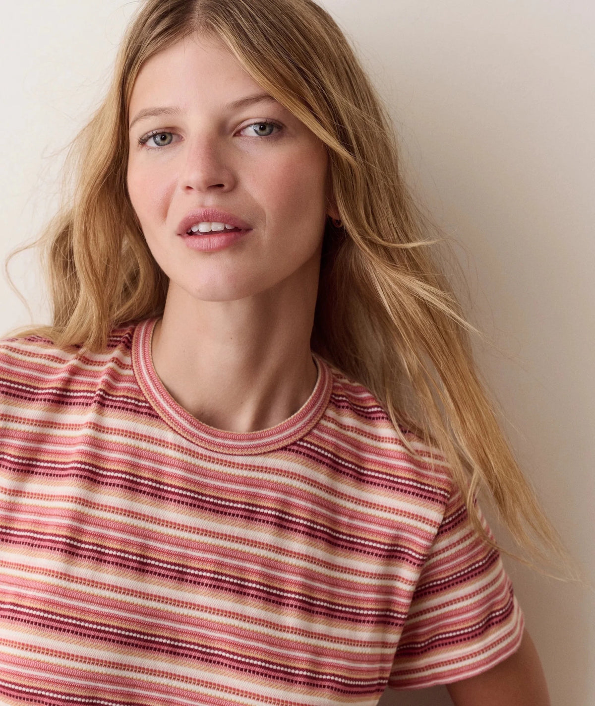 Marine Layer Jacquard Stripe Tee - Flea Boutiques