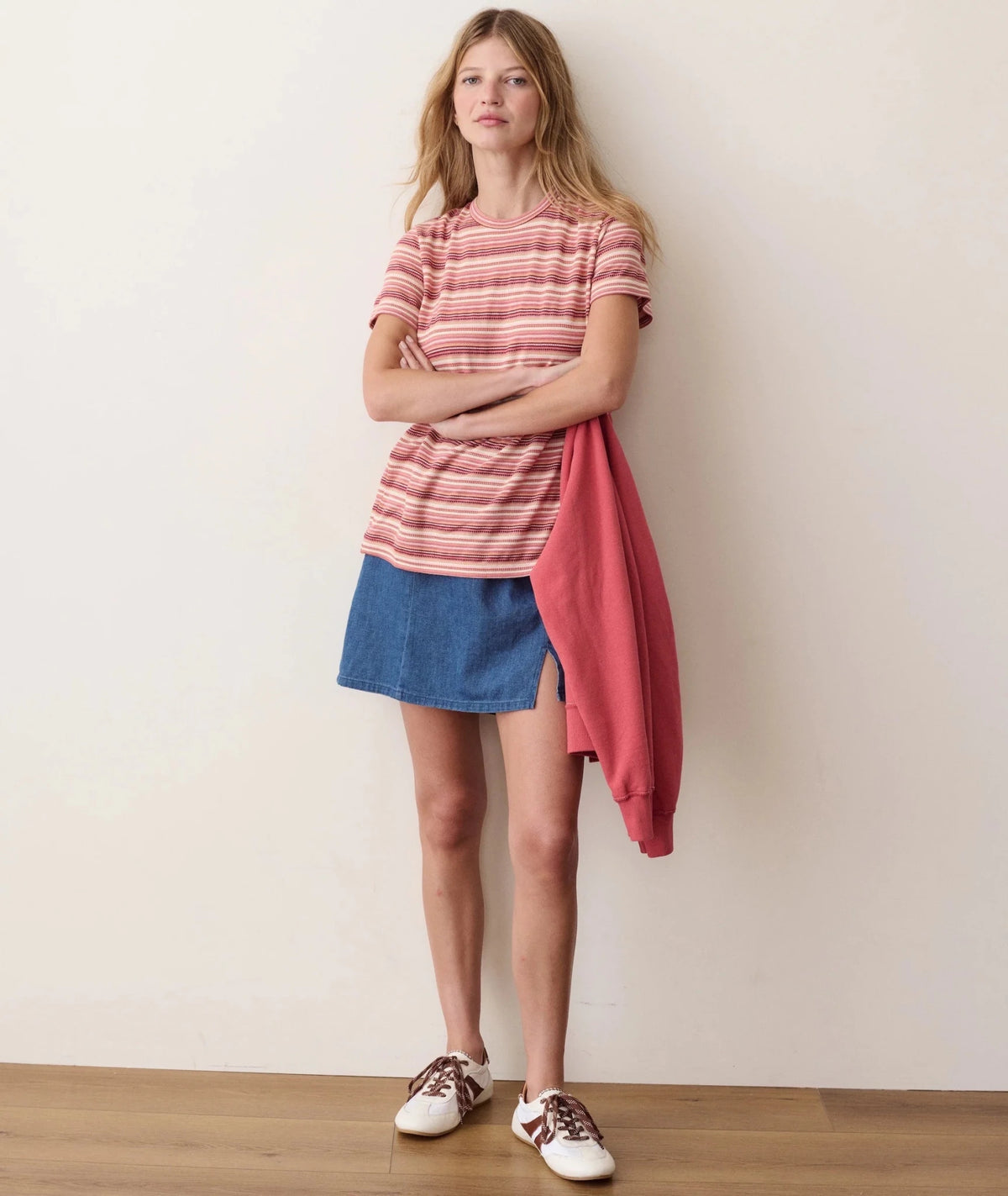 Marine Layer Jacquard Stripe Tee - Flea Boutiques