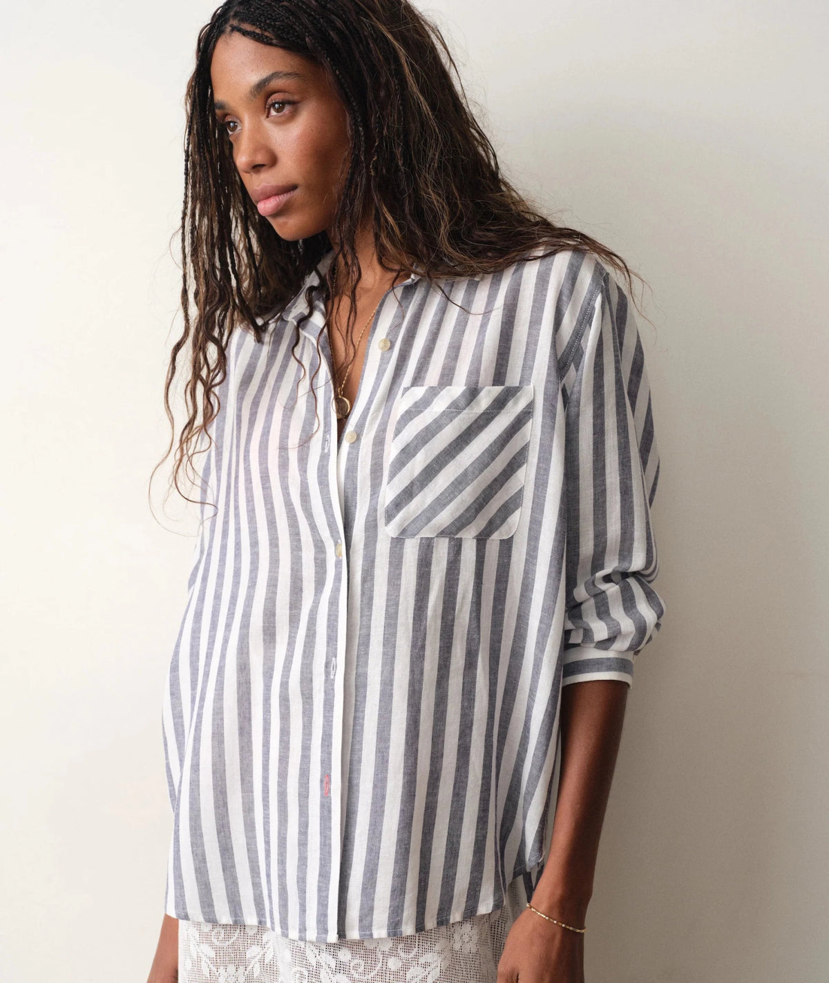 Marine Layer Jane Relaxed Linen Shirt - Flea Boutiques