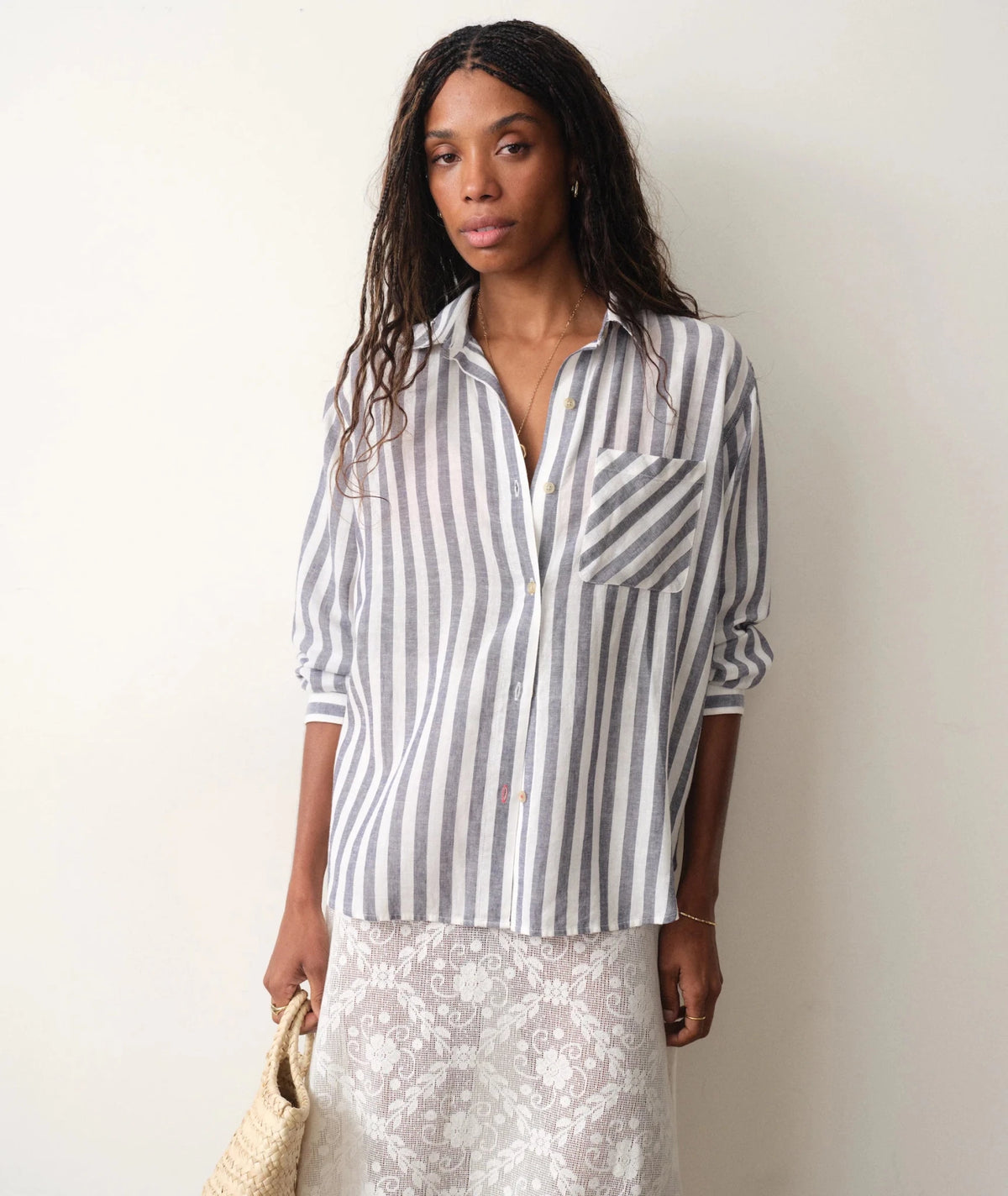 Marine Layer Jane Relaxed Linen Shirt - Flea Boutiques