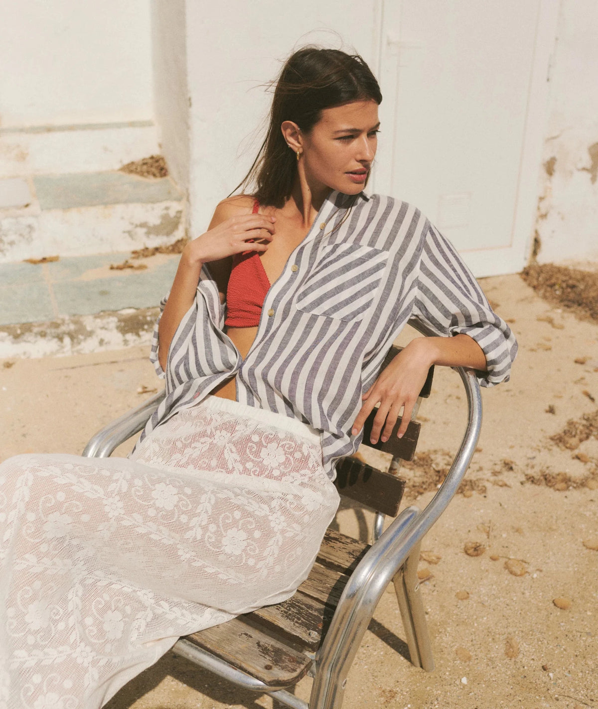 Marine Layer Jane Relaxed Linen Shirt - Flea Boutiques