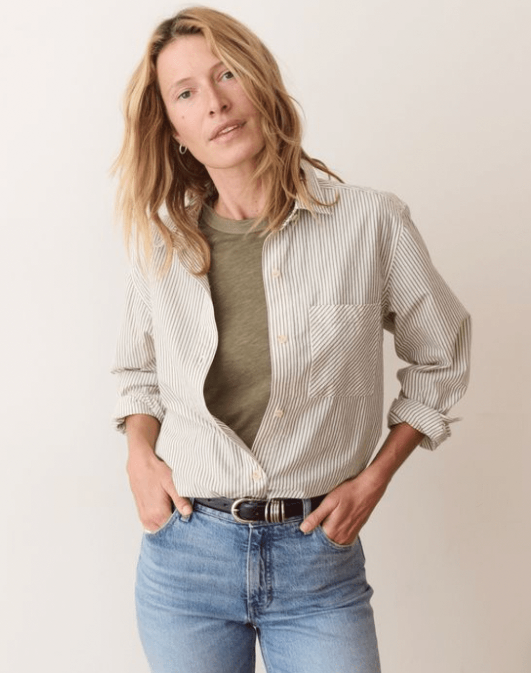 Marine Layer Jane Relaxed Poplin Shirt - Flea Boutiques
