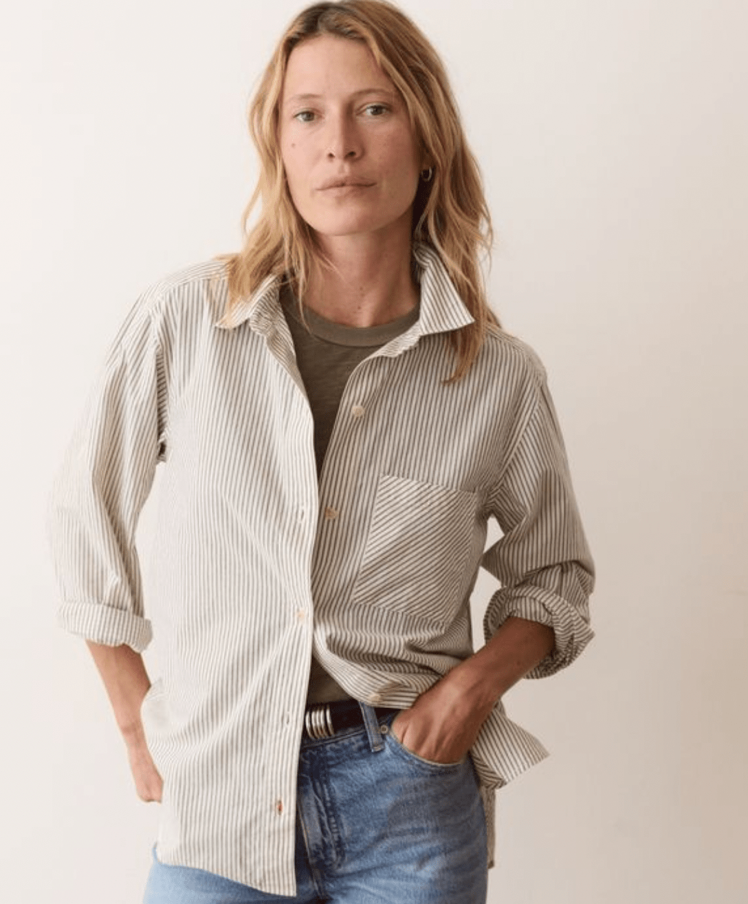 Marine Layer Jane Relaxed Poplin Shirt - Flea Boutiques