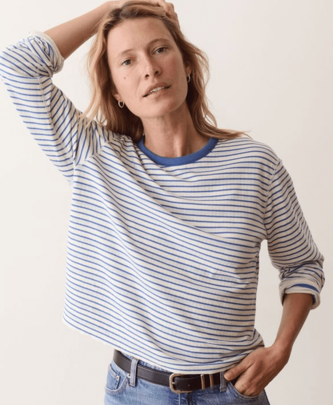 Marine Layer Juno Double Knit Longsleeve - Flea Boutiques