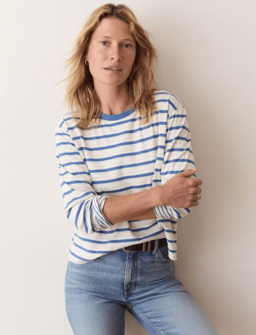 Marine Layer Juno Double Knit Longsleeve - Flea Boutiques