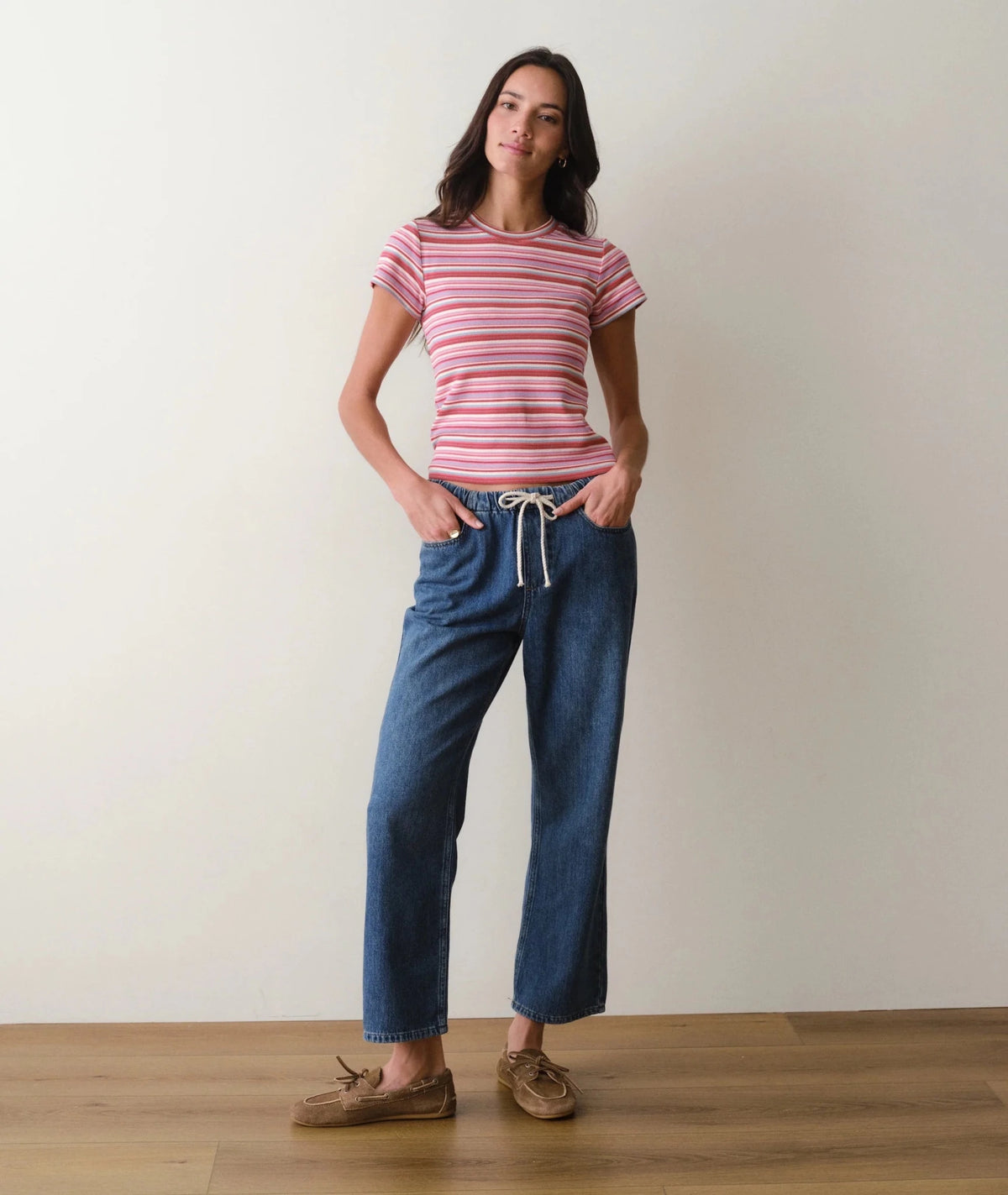 Marine Layer Lexi Rib Crew Tee - Flea Boutiques