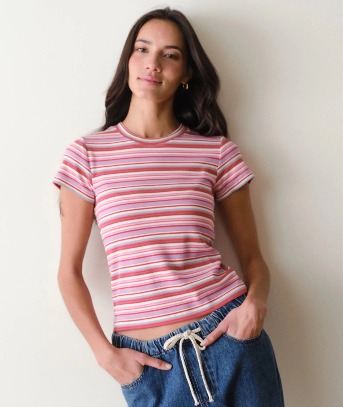 Marine Layer Lexi Rib Crew Tee - Flea Boutiques